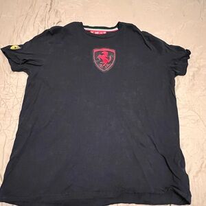 Ferrari Men's Black T-Shirt